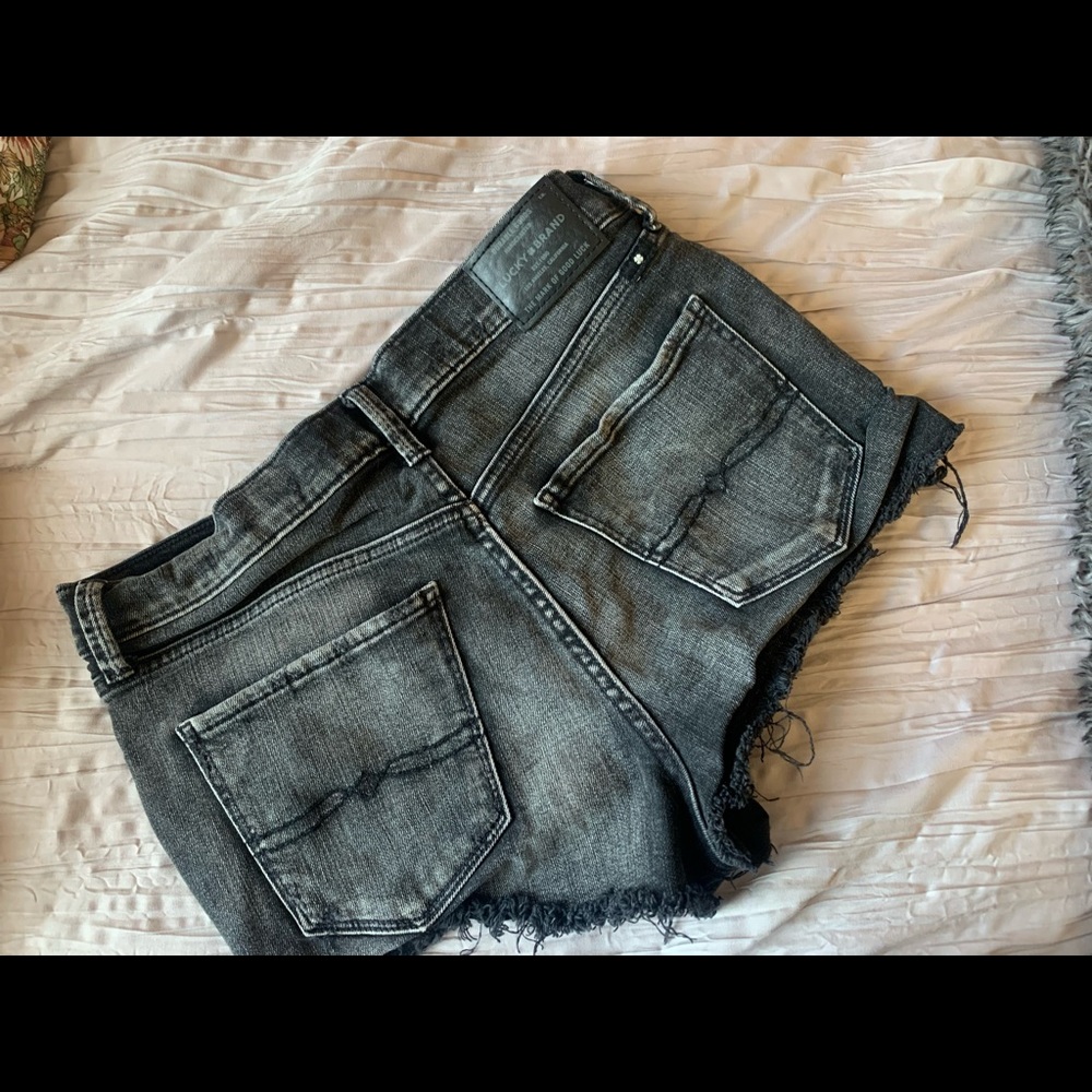 Lucky brand black cutoff shorts